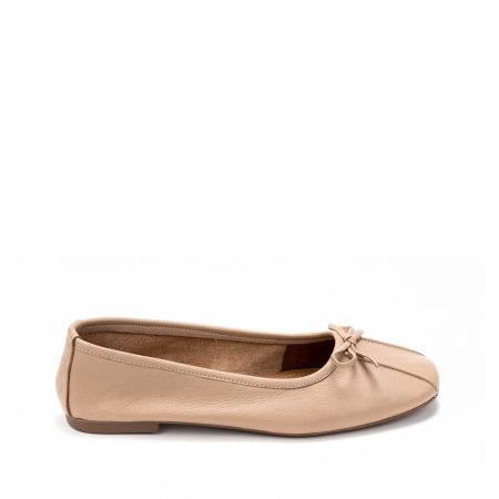 Ženske kožne baletanke Safura-MNG244 krem ravne 4 15633 safura mng244 cream 1